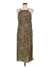 Silence and Noise 100% Polyester Animal Print Brown Cocktail Dress Size M - photo 1