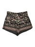 Antik Batik 100% Cotton Floral Black Shorts Size XS - photo 1