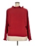 Laura Scott 100% Polyester Red Long Sleeve Blouse Size 24W - photo 2