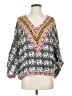 Tolani 100% Silk White 3/4 Sleeve Silk Top Size S - photo 1