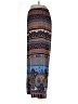 Melissa Paige Print Blue Casual Pants Size L - photo 5