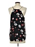 Ann Taylor LOFT Outlet 100% Polyester Black Sleeveless Blouse Size S - photo 2