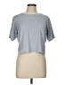 Fabletics Gray Short Sleeve Top Size L - photo 1