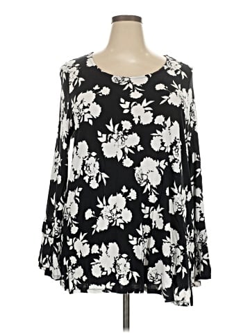 Ellos Long Sleeve Blouse (view 1)