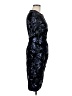 Eliza J Stars Floral Blue Black Cocktail Dress Size 6 - photo 4