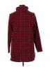 Lands' End 100% Polyester Checkered-gingham Red Turtleneck Sweater Size XL - photo 2