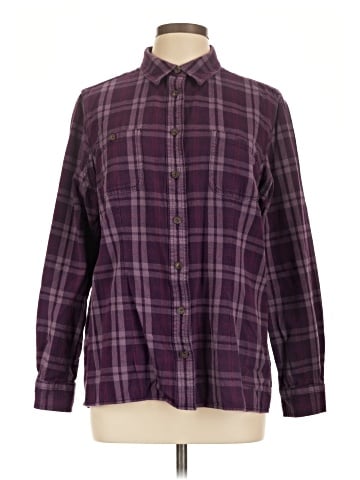 Duluth Trading Co. Long Sleeve Button-Down Shirt (view 1)