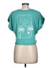 Roxy Teal Short Sleeve T-Shirt Size L - photo 2