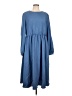 Assorted Brands Solid Blue Casual Dress Size L (estimated) - photo 1