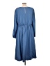 Assorted Brands Solid Blue Casual Dress Size L (estimated) - photo 2