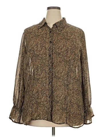 Apostrophe Long Sleeve Blouse (view 1)