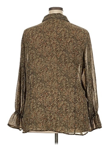 Apostrophe Long Sleeve Blouse (view 2)