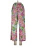 MSK Floral Pink Casual Pants Size L - photo 2