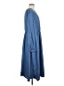 Assorted Brands Solid Blue Casual Dress Size L (estimated) - photo 4