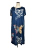 Unbranded 100% Polyester Blue Casual Dress Size XXL - photo 1