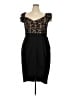 City Chic 100% Polyester Black Cocktail Dress Size 18 Plus (M) - photo 1