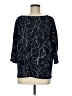 Lafayette 148 New York 100% Cotton Blue Pullover Sweater Size M - photo 1