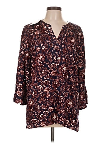 Gloria Vanderbilt 3/4 Sleeve Blouse (view 1)