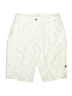 Chico's 100% Linen White Cargo Shorts Size Sm (0) - photo 1