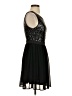 Forever 21 100% Nylon Stars Black Cocktail Dress Size S - photo 4