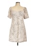 Hem & Thread Tan Casual Dress Size L - photo 1