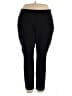 Halogen Solid Black Active Pants Size 3X - photo 1