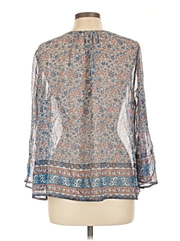 Joie 3/4 Sleeve Silk Top (view 2)