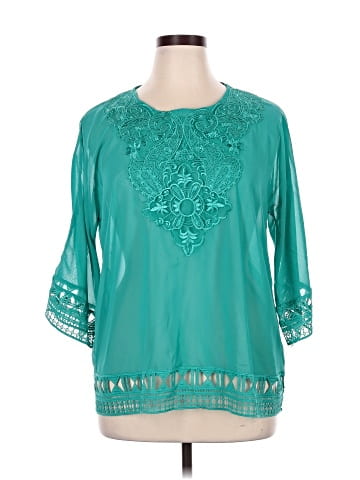 Forgotten Grace 3/4 Sleeve Blouse (view 1)