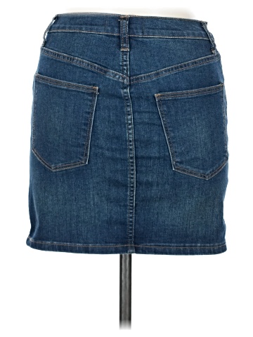 We the Free Denim Skirt (view 2)