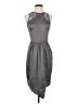 Ulla Johnson 100% Silk Gray Cocktail Dress Size 4 - photo 1