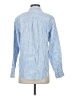 Everlane 100% Flax Stripes Blue Long Sleeve Button-Down Shirt Size 00 - photo 2