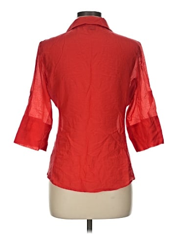 Ann Taylor Factory 3/4 Sleeve Button-Down Shirt (view 2)