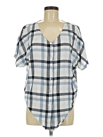 Style&Co Short Sleeve Blouse (view 1)