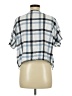 Style&Co Blue Short Sleeve Blouse Size M - photo 2