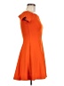 Zara Solid Orange Cocktail Dress Size M - photo 4