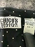 Chico's Design 100% Rayon Polka Dots Black Sleeveless Button-Down Shirt Size XL (3) - photo 7