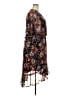 Connected Apparel Paisley Floral Tropical Brown Casual Dress Size 20 - photo 4
