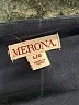 Merona Solid Black Casual Dress Size L - photo 7
