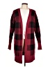 William Rast Plaid Red Cardigan Size L - photo 1