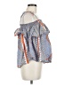 Antik Batik 100% Cotton Blue Sleeveless Blouse Size M - photo 4