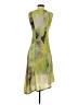 DKNY 100% Polyester Tie-dye Green Cocktail Dress Size XS - photo 2
