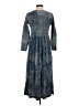 Barbara Lesser Gray Casual Dress Size 2 - photo 2