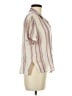 Rails Stripes Ivory Short Sleeve Blouse Size M - photo 4