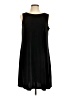 The Limited Solid Black Casual Dress Size L - photo 1