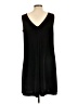 The Limited Solid Black Casual Dress Size L - photo 2