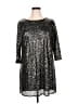 Worthington 100% Polyester Stars Silver Cocktail Dress Size XL - photo 1