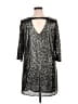 Worthington 100% Polyester Stars Silver Cocktail Dress Size XL - photo 2