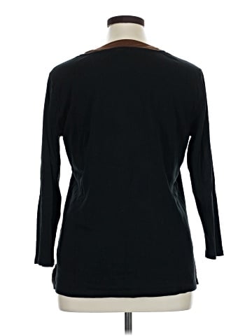 Lauren by Ralph Lauren 3/4 Sleeve Top (view 2)