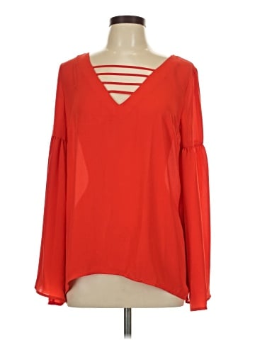 Belle + Sky Long Sleeve Blouse (view 1)
