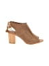 TOMS Tan Heels Size 8 1/2 - photo 1
